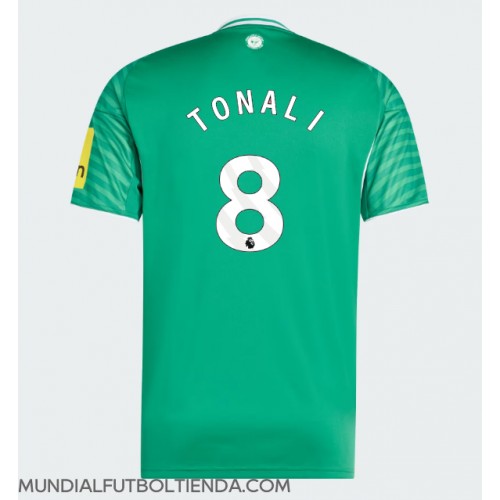 Camiseta Newcastle United Sandro Tonali #8 Segunda Equipación Replica 2025-26 mangas cortas